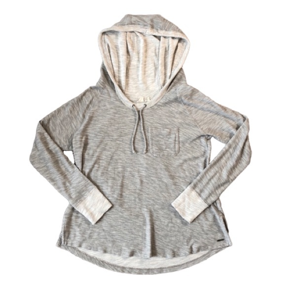 Roxy Tops - Roxy Hoodie Grey Size Medium